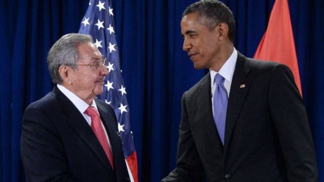 Raúl Castro y Barack Obama.