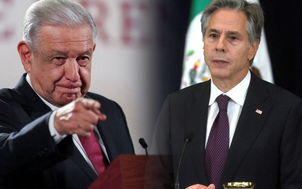 López Obrador y Blinken se reúnen en México para abordar el repunte del flujo migratorio