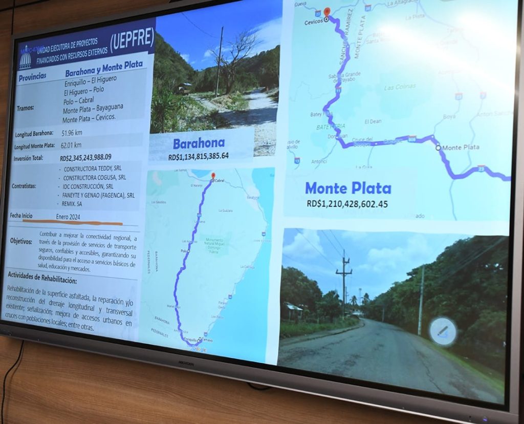 Obras Públicas adjudica rehabilitación de carreteras en Barahona por más de RD$2,300 millones; conozca los beneficiarios