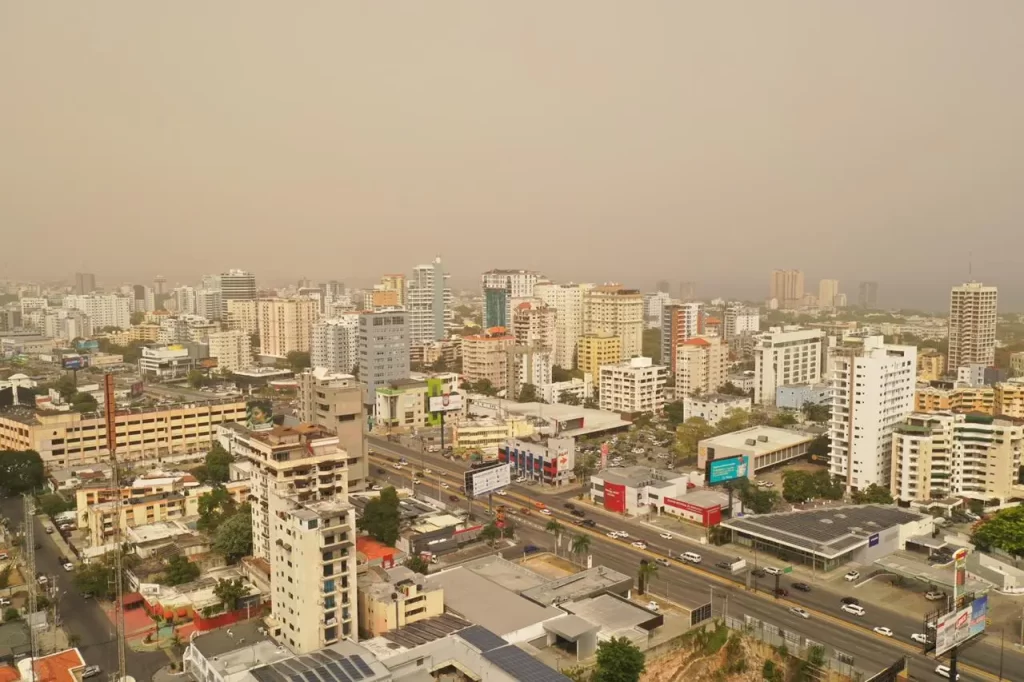 temperaturas polvo del Sahara