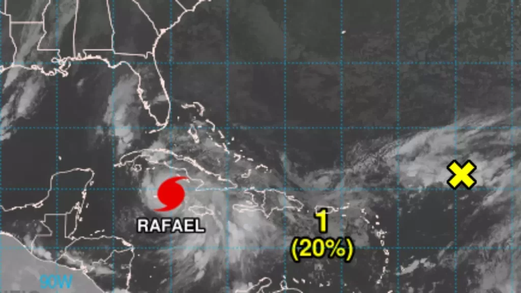 Tormenta Rafael huracán