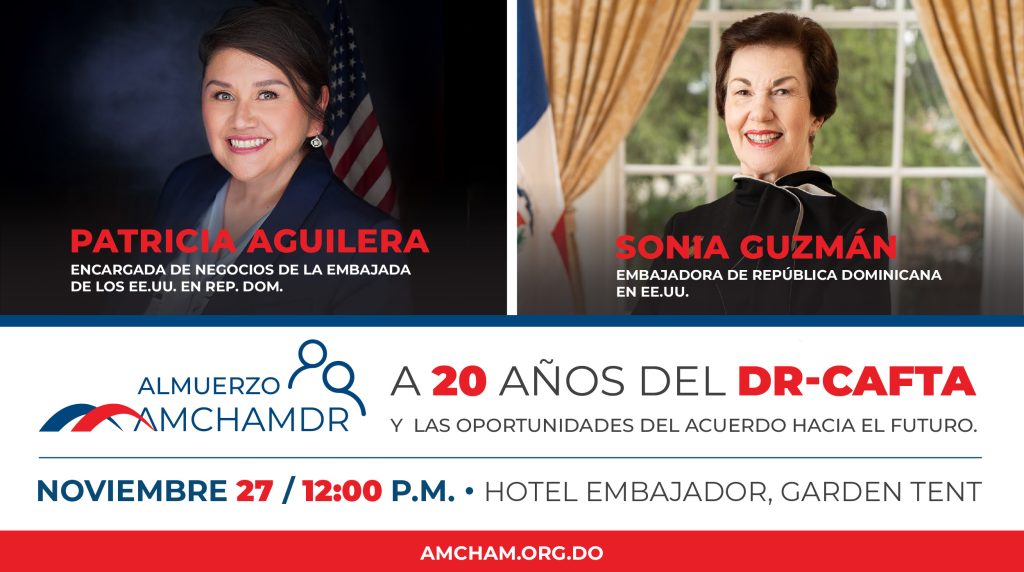 Patricia Aguilera y Sonia Guzmán AMCHAMDR