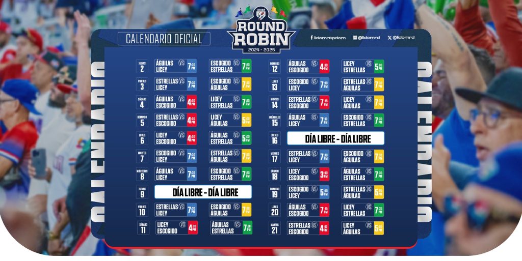 LIDOM Round Robin