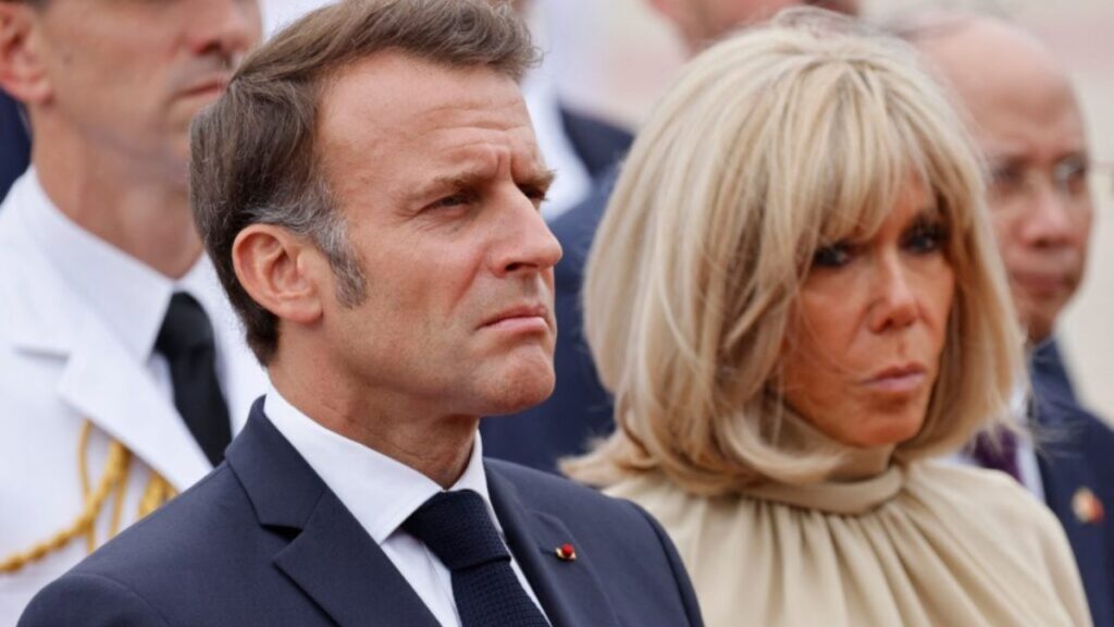 Macron esposa
