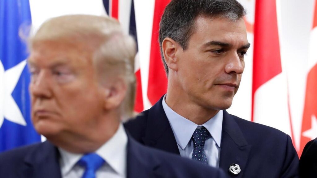 Trump Sánchez España