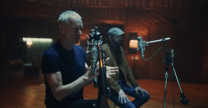 Juan Luis Guerra y Sting lanzan nueva versión de “Estrellitas y Duendes” Sting Juan Luis