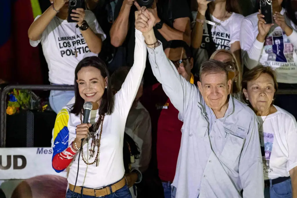 Machado y González Urrutia dicen que en 2026 se consolidará «la libertad» de Venezuela María Corina Machado