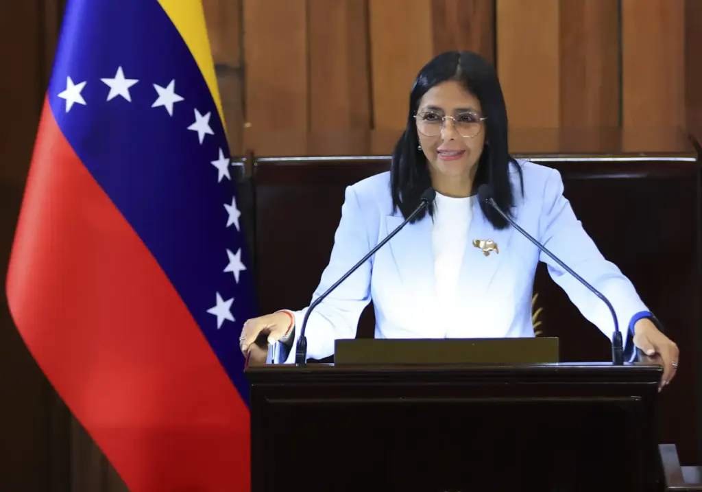 Delcy Rodríguez propone una ley de amnistía general para los presos políticos en Venezuela Delcy Rodríguez