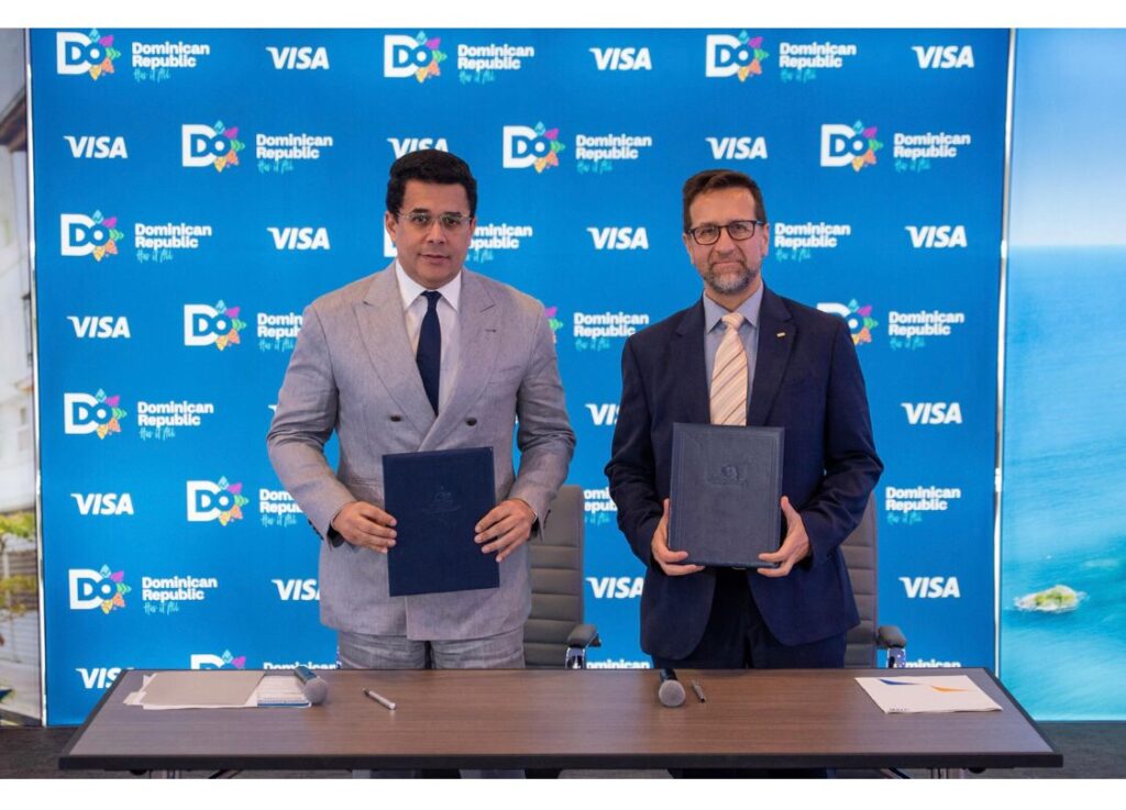 David Collado acuerda con Visa campaña internacional para impulsar el turismo dominicano Visa
