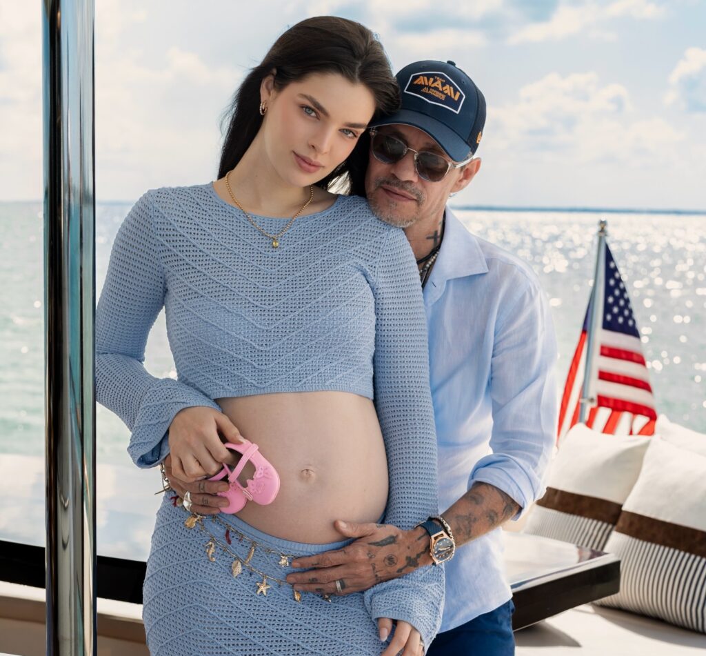 Nadia Ferreira y Marc Anthony revelan que esperan una niña Marc Anthony