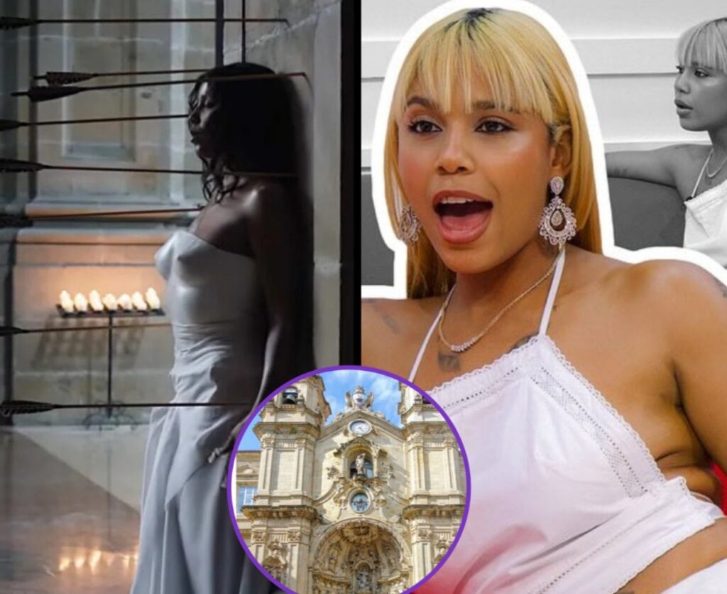 video de Tokischa en basílica