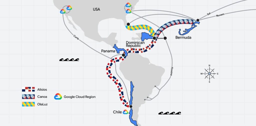 Google convertirá a RD en el centro digital del Caribe con su nueva red submarina Google