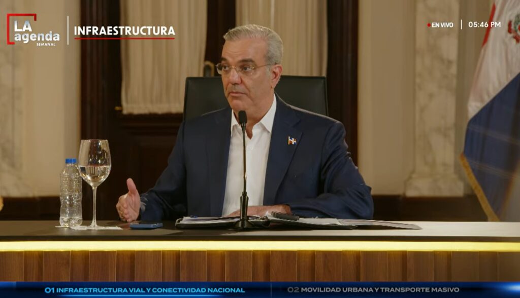 La Agenda Semanal de este lunes se enfoca en infraestructuras y obras públicas abinader