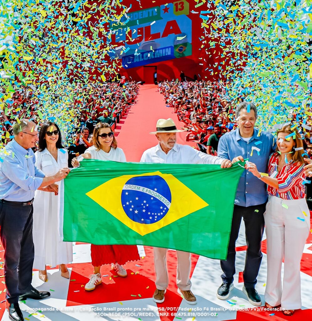 Lula lanza su campaña con un discurso enfocado en la seguridad y los programas sociales lula