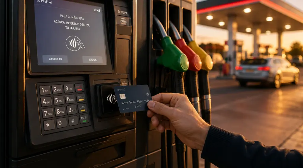 desconexión de verifones en gasolineras