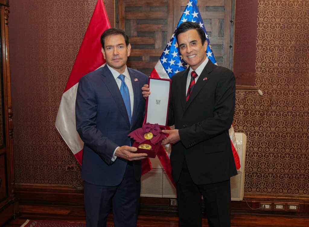 Marco Rubio llega a Perú para reunirse con Fujimori y ampliar vínculos frente a la influencia de China Marco Rubio