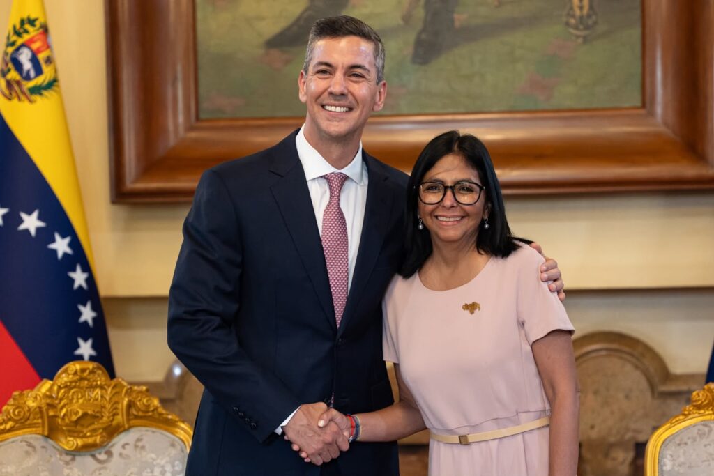 Santiago Peña confirma el inicio del diálogo para restablecer las relaciones entre Paraguay y Venezuela Santiago Peña