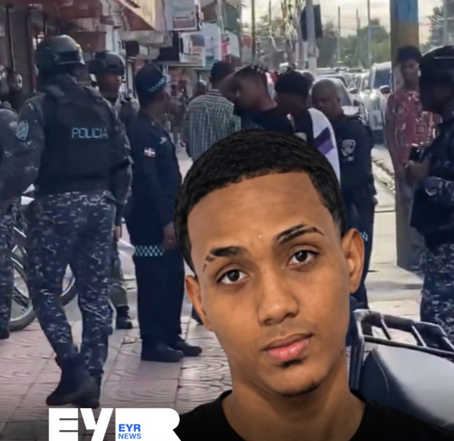 Funeral de “Michael Peluche” se realiza bajo fuerte presencia policial boca chica