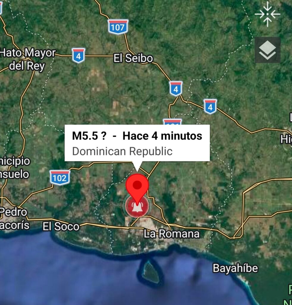 Lo que se sabe del sismo que sacudió Santo Domingo y la región Este temblor en República Dominicana