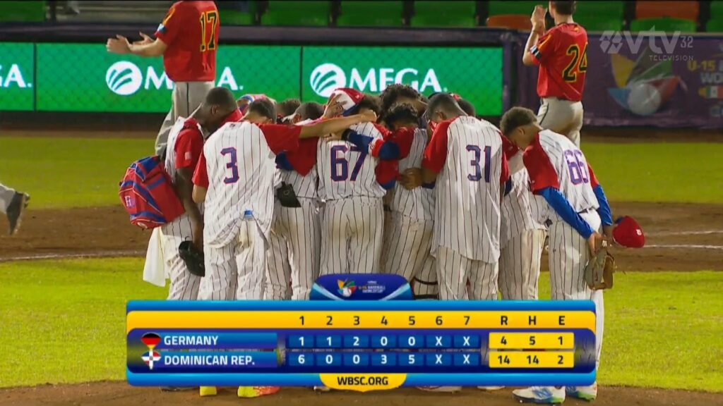 República Dominicana impone su poderío y deja sobre el terreno a Alemania por nocaut selección de República Dominicana