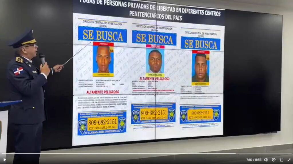 Policía reporta 53,877 órdenes de arresto pendientes de ejecución Policía